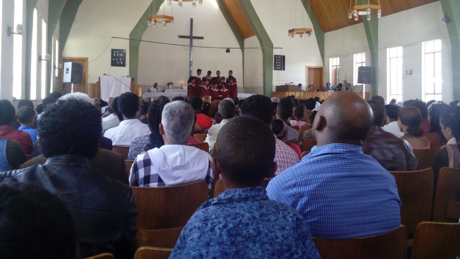 Church service in Asmara, Eritrea. / Open Doors.,
