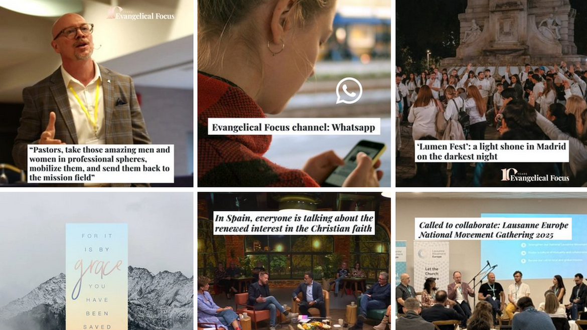 Evangelical Focus stories of 2025 shared on social media. ,