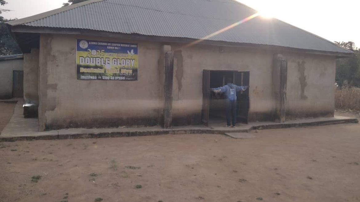 Albarka Cherubim and Seraphim 1 church building in Kurmin Wali, Nigeria. / <a target="_blank" href="https://www.csw.org.uk/home.htm">CSW</a>,