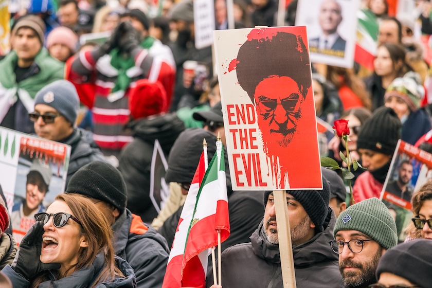 “The Iranian community sees this moment as a transition towards definitive freedom”
