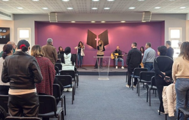 Despite the bombing of Beirut, the Arab Baptist Seminary provides shelter and food for 180 people