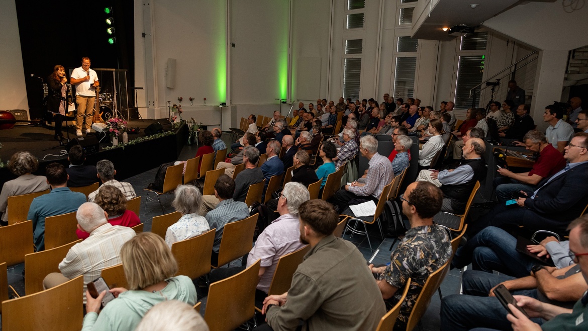 Welcome to the joint Swiss Evangelical Alliance gathering of 2026, with 120 participants in Murten-Morat. / Photo: <a target="_blank" href="https://each.ch/">SEA-RES</a>.,