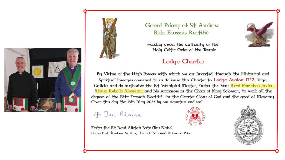 Freemasonry and esotericism within the Anglican Church of Spain led to resignations