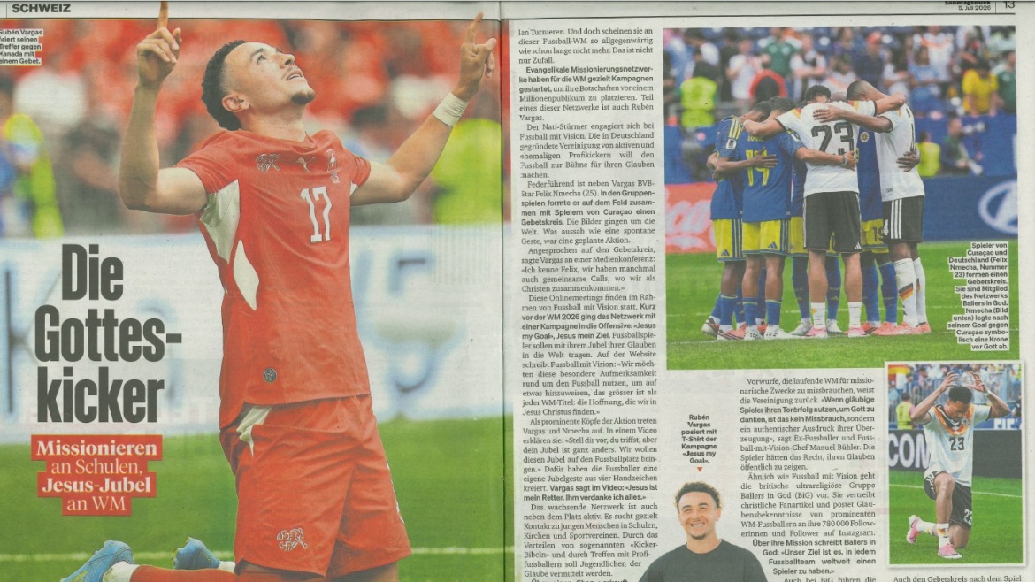 ‘God’s footballers’: Christians under general suspicion