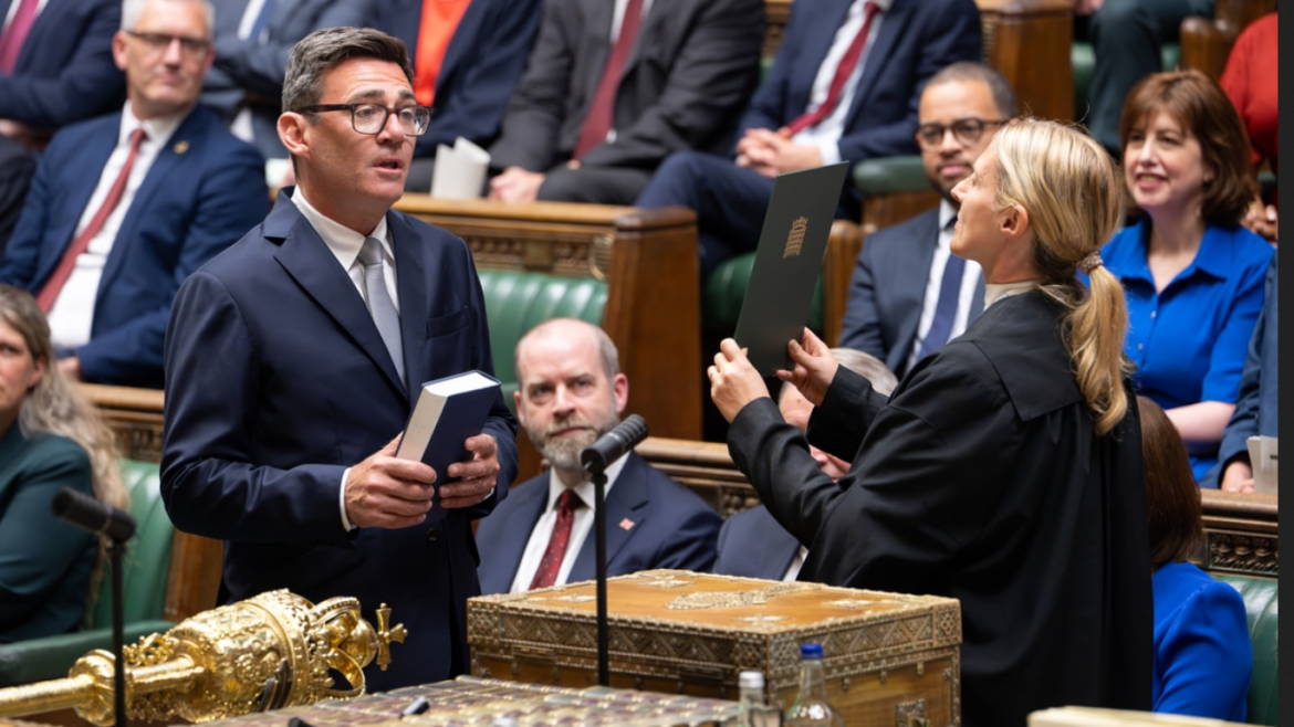 The new British prime minister, Andy Burnham. / Photo via  <a target="_blank" href="https://www.eauk.org/">EAUK</a>.,