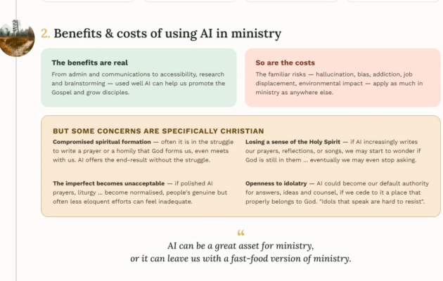 “Artificial Intelligence is not just another resource”: Christian technology experts outline scenarios that churches should not ignore