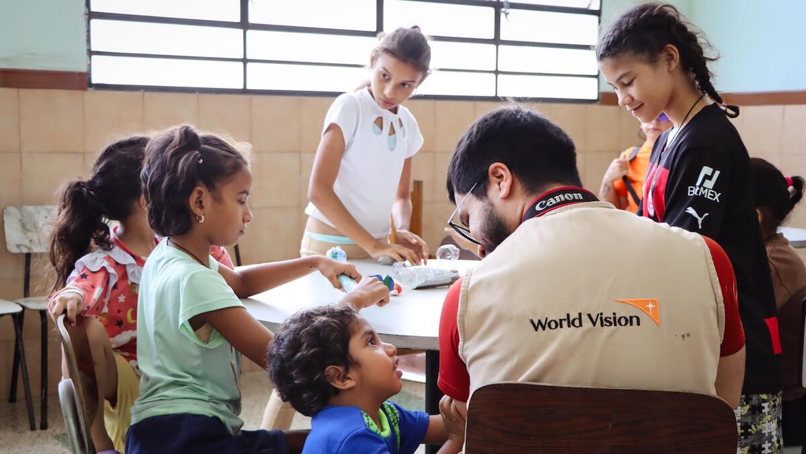 Shelters and educational facilities for children in Venezuela. Photo: <a target="_blank" href="https://www.wvi.org/">World Vision</a>.,