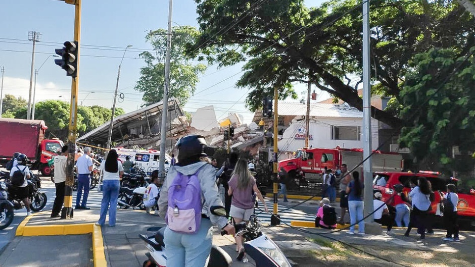 People on the streets react to impact of earthquake in Colombia, 10 August 2026. / Photo: <a target="_blank" href="https://www.worldvision.es/">World Vision Colombia</a>.,