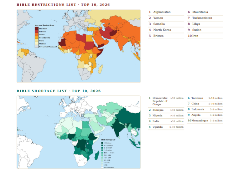 Over 500 million Christians are unable to read the Bible Over 500 million Christians are unable to read the Bible