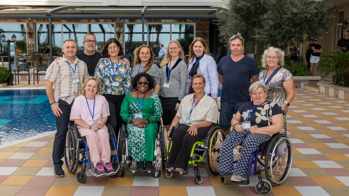 Representatives of the European Disability Newtork (EDN) in Golem, Albania, October 2026. / Photo: <a target="_blank" href="https://europeandisabilitynetwork.com/">EDN</a>,